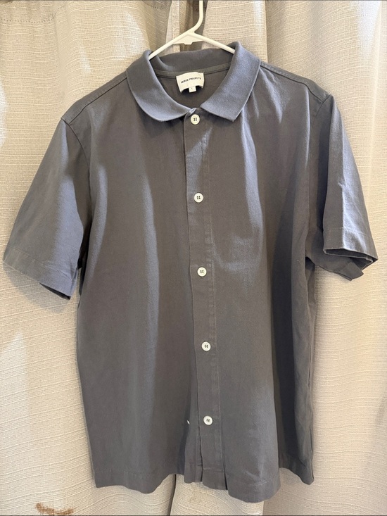 Norse Projects Other - Norse Projects Short-Sleeve Button Down Shirt - Gray